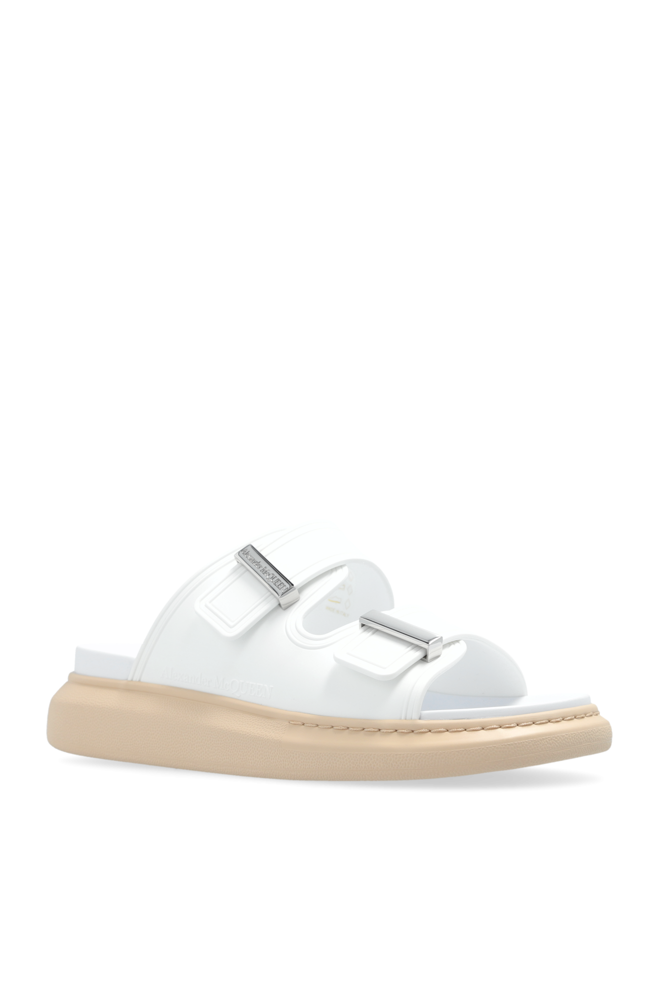 Alexander mcqueen slide sandals online